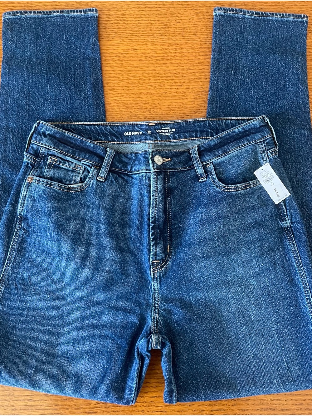 Old Navy Women's Classic Dark Blue High-Rise Jeans Size 10